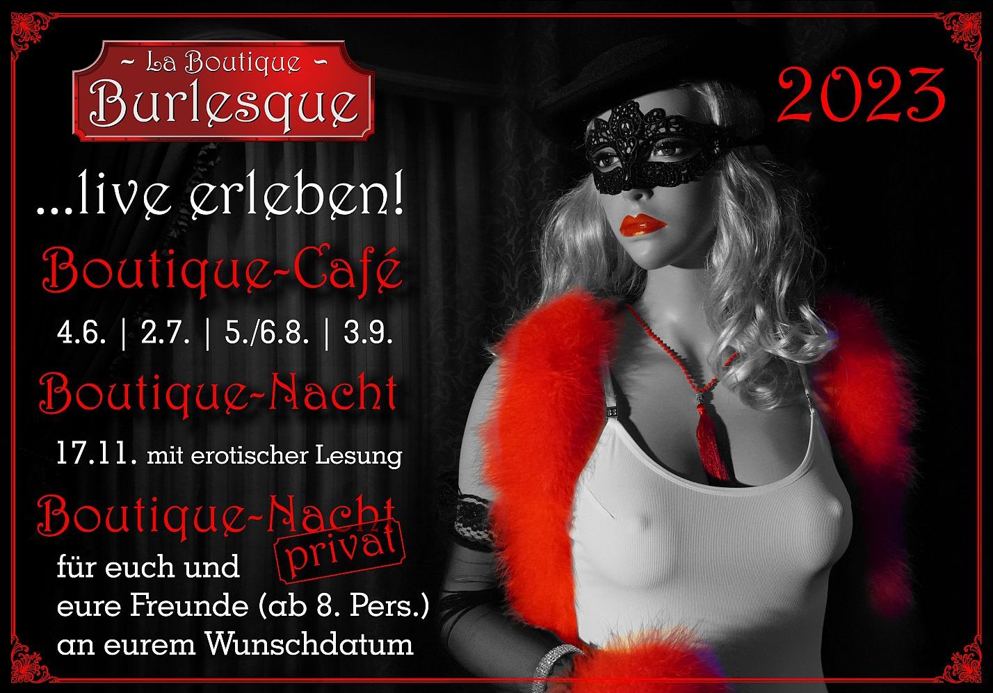 boutique burlesque live erleben 2023